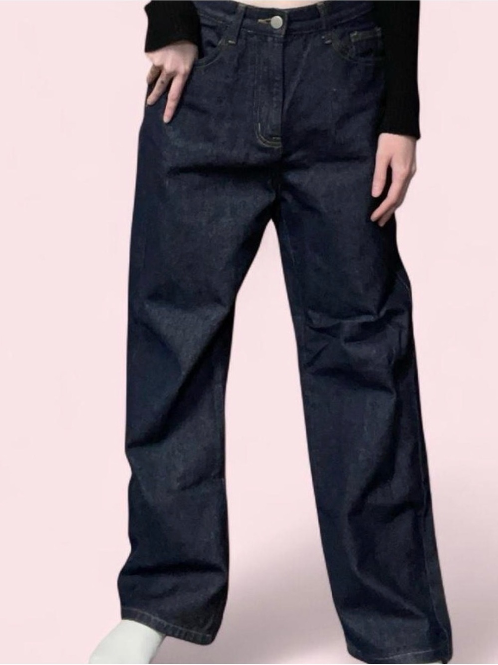 Cider navy denim straight leg jeans 
XS